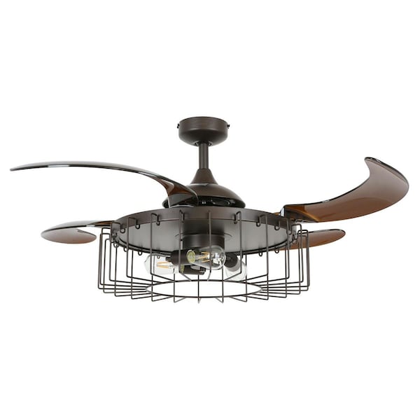 Rayo Sheridan 48-inch Oil Rubbed Bronze AC Ceiling Fan with Light RA2773387 - main
